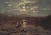 Washington Allston Moon-light landscape (mk43) Sweden oil painting reproduction
